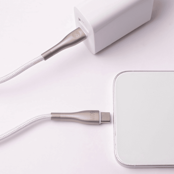 365280_oryg Forever Sleek cable USB-C - USB-C 1,0 m 60W white