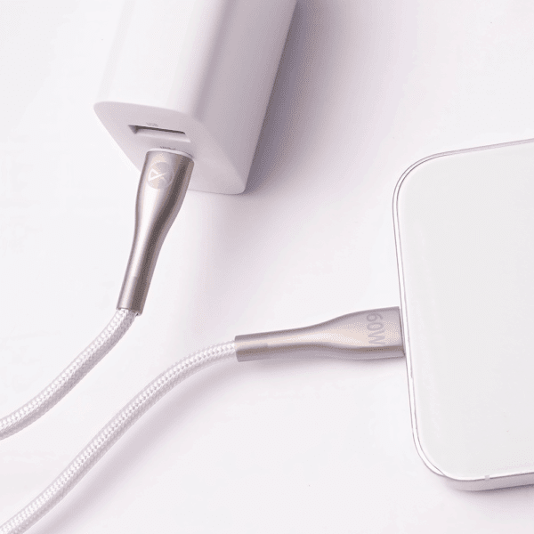 365281_oryg Forever Sleek cable USB-C - USB-C 1,0 m 60W white
