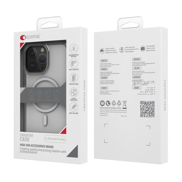 365777_oryg Comma case Crystal Mag for iPhone 15 Plus transparent