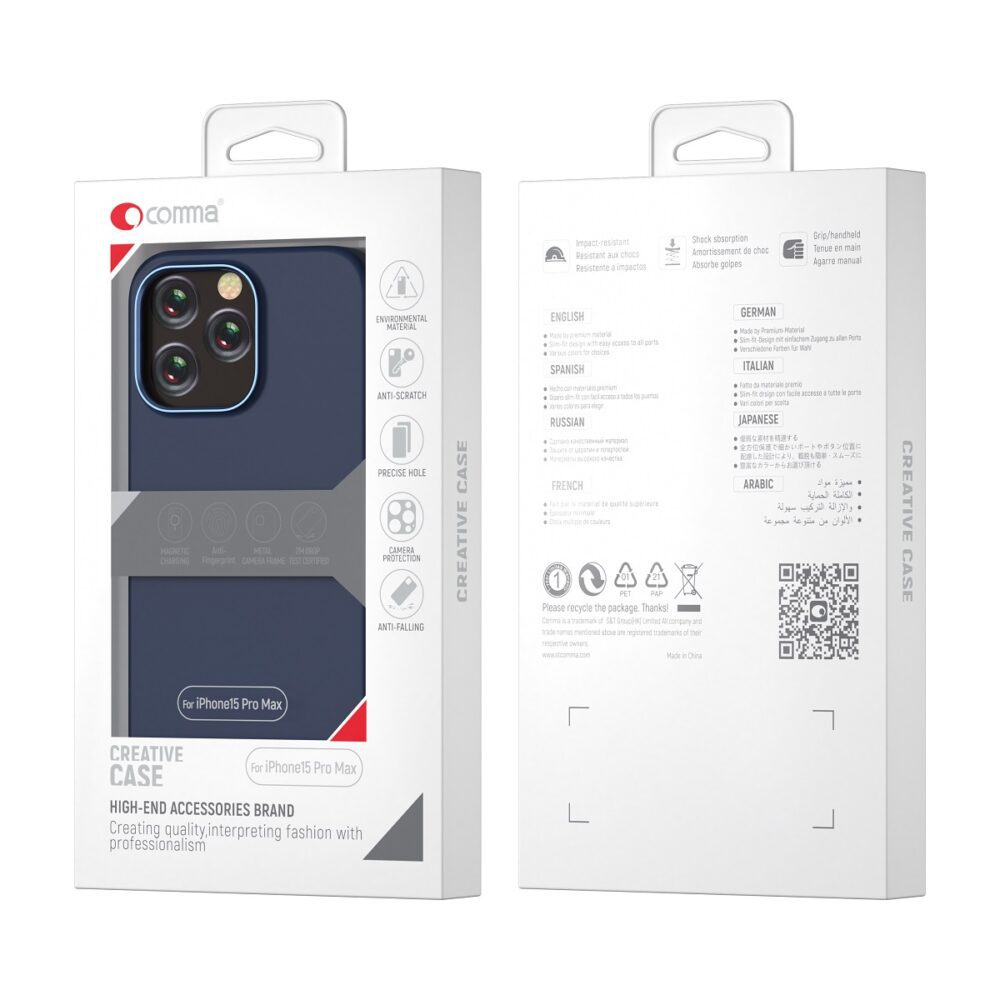 366441_oryg Comma case Nature Mag for iPhone 15 blue