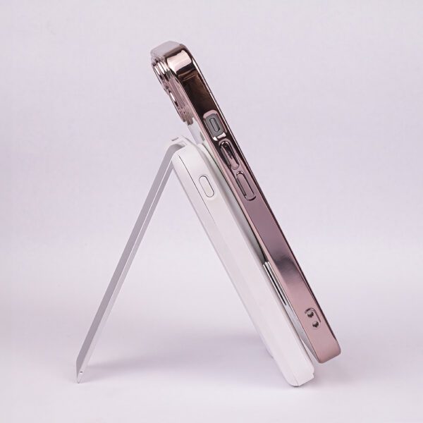 Forever MACS-100 magnetic wireless charging station with power bank white 5in1