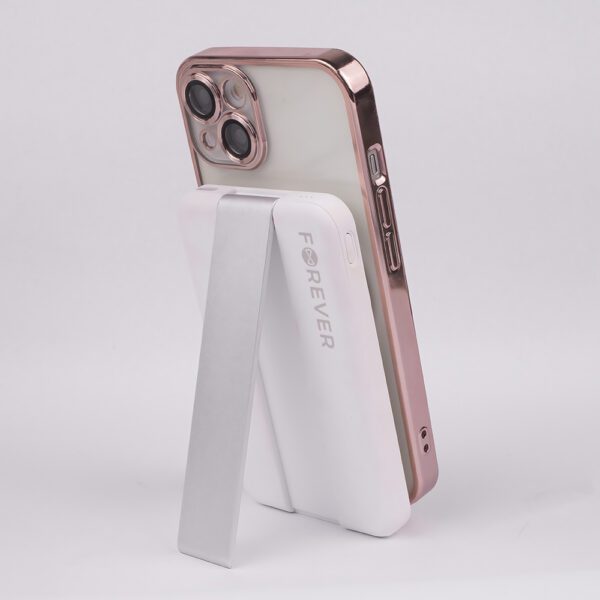 Forever MACS-100 magnetic wireless charging station with power bank white 5in1