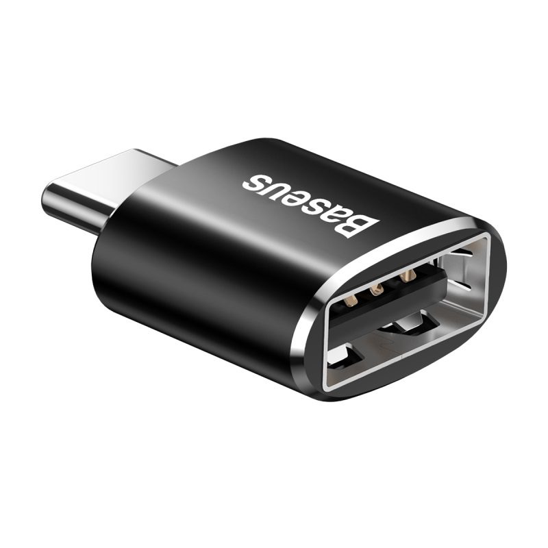 367288_oryg Baseus OTG adapter mini USB - USB-C converter black