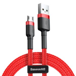 Baseus cable Cafule USB - micro USB 1,0m 2,4A red