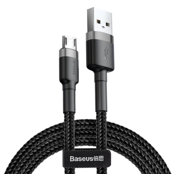 Baseus cable Cafule USB - micro USB 1,0m 2,4A gray-black