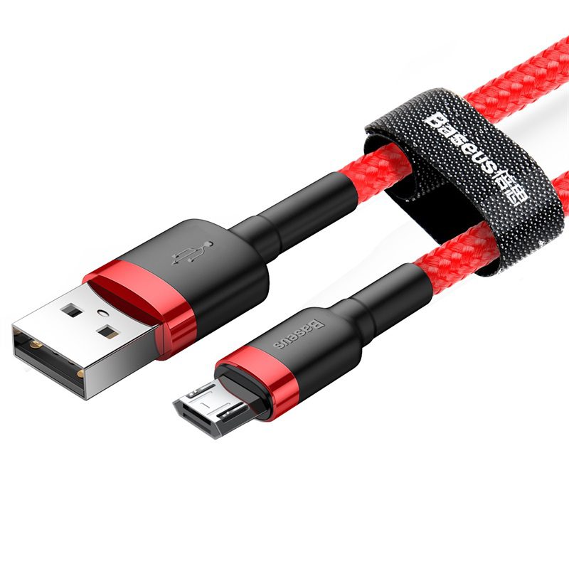Baseus cable Cafule USB - micro USB 2,0m 1,5A red