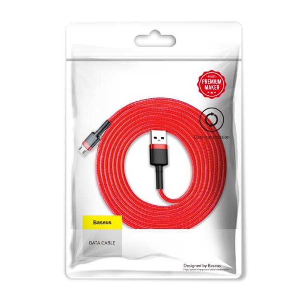 Baseus cable Cafule USB - micro USB 2,0m 1,5A red