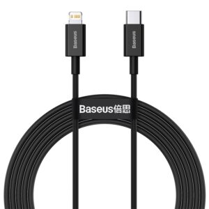Baseus cabel Superior PD USB-C - Lightning 2,0m black 20W