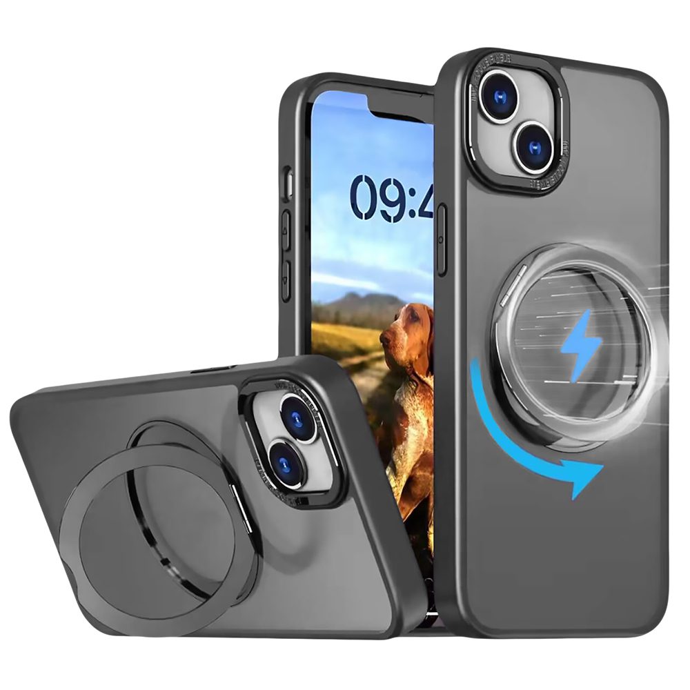 367457_oryg Mag Ring Rotating case for iPhone 15 Pro 6,1" black