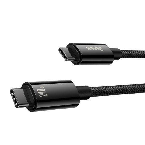 Baseus cable Tungsten PD USB-C - USB-C 1,0m black 240W