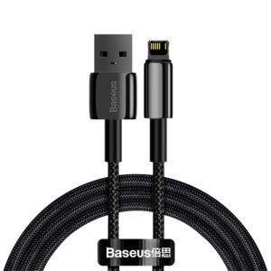 Baseus cable Tungsten USB - Lightning 1,0m 2,4A black