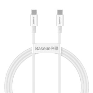 Baseus cabel Superior PD USB-C - USB-C 1,0m white 100W