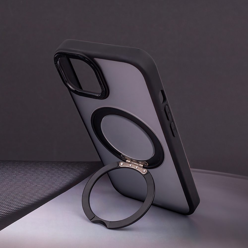 369301_oryg Mag Ring Rotating case for iPhone 15 Pro 6,1" black