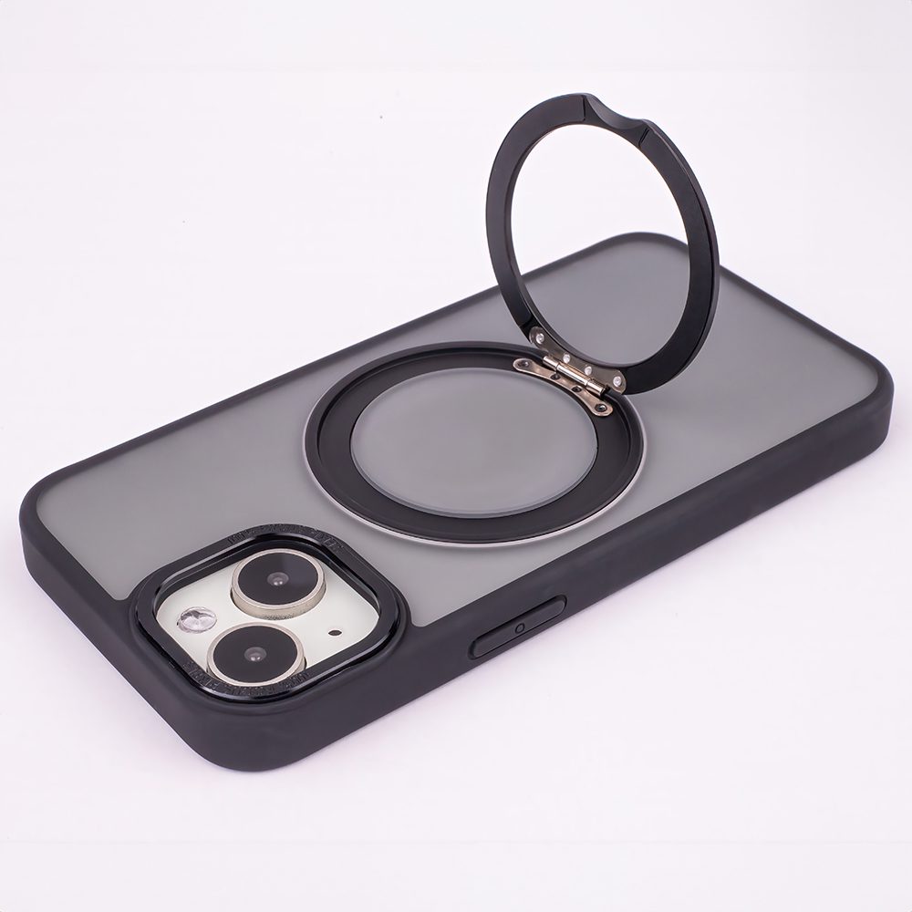 369302_oryg Mag Ring Rotating case for iPhone 15 Pro 6,1" black