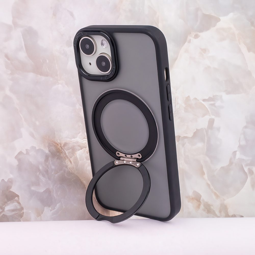 369303_oryg Mag Ring Rotating case for iPhone 15 Pro 6,1" black