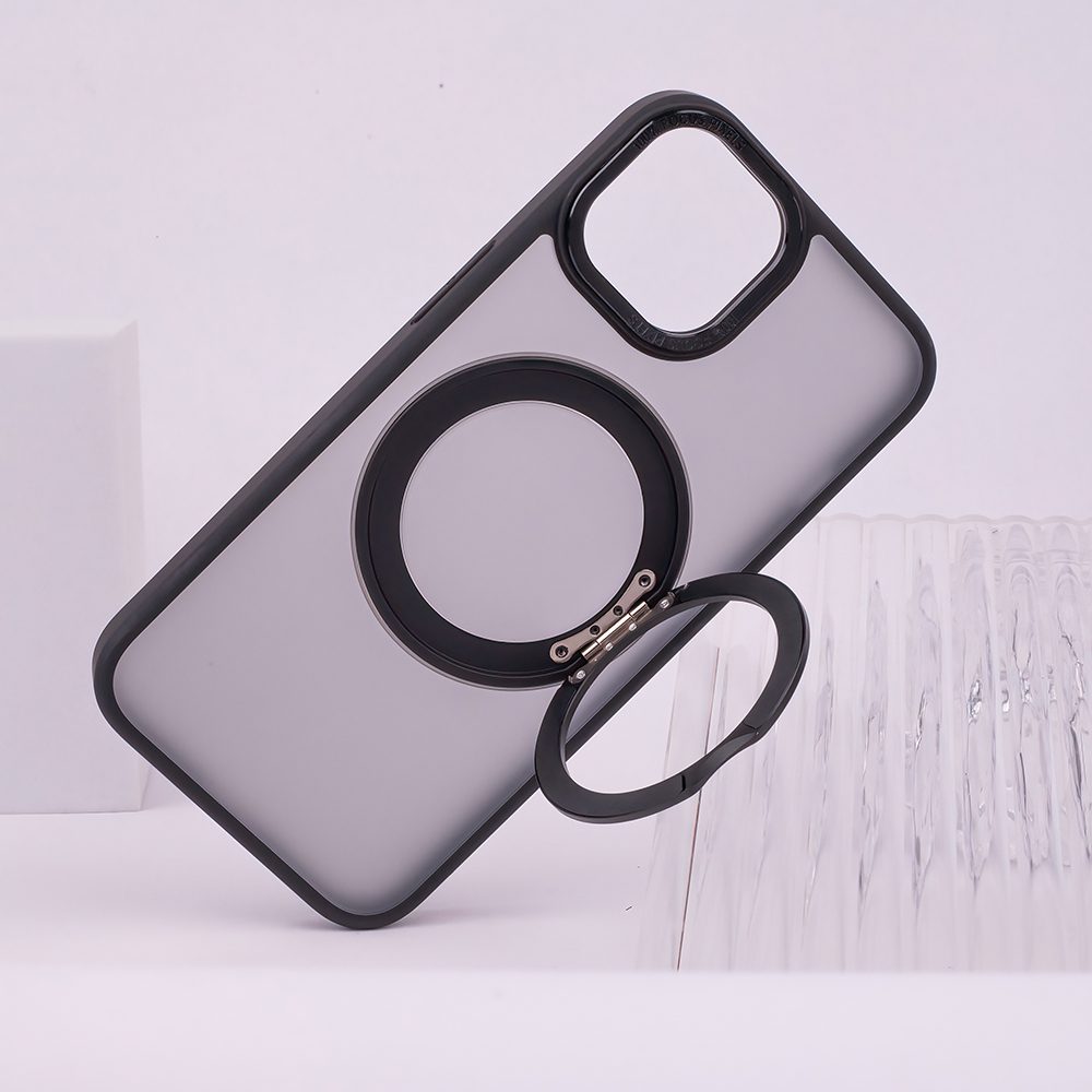369307_oryg Mag Ring Rotating case for iPhone 15 Pro 6,1" black