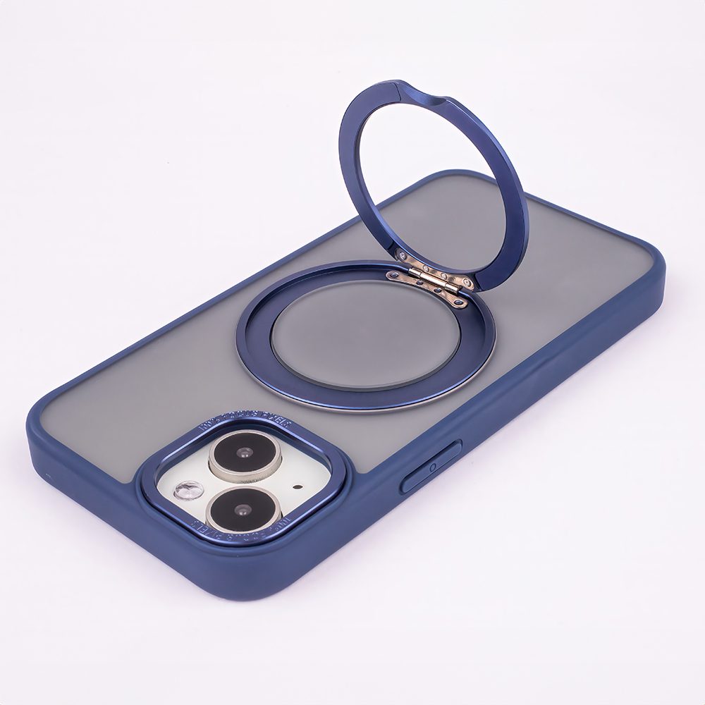 369314_oryg Mag Ring Rotating case for iPhone 15 Pro 6,1" navy blue