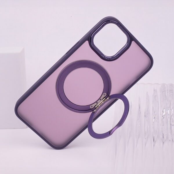 369317_oryg Mag Ring Rotating case for iPhone 13 6,1" purple