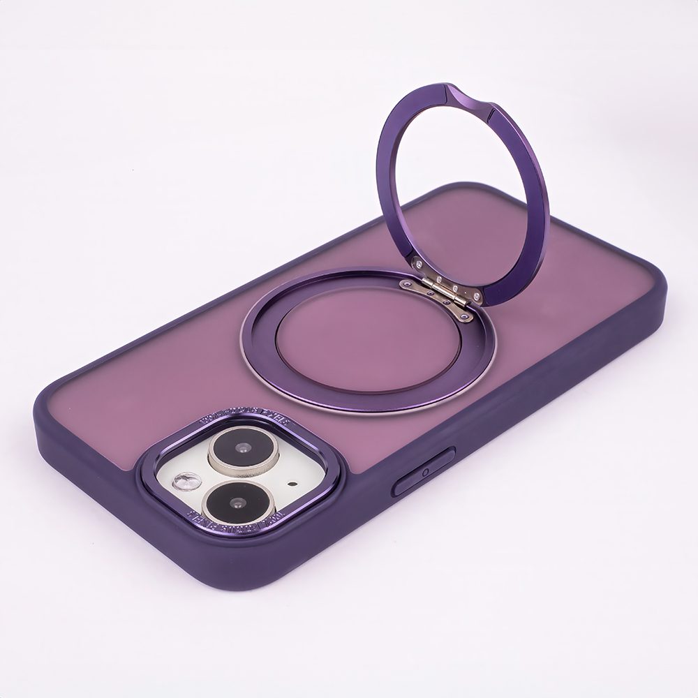 369318_oryg Mag Ring Rotating case for iPhone 13 6,1" purple