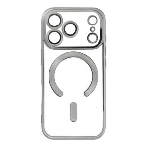 ELECTRO MAG COVER case compatible with MagSafe for IPHONE 17 Pro grey titanium