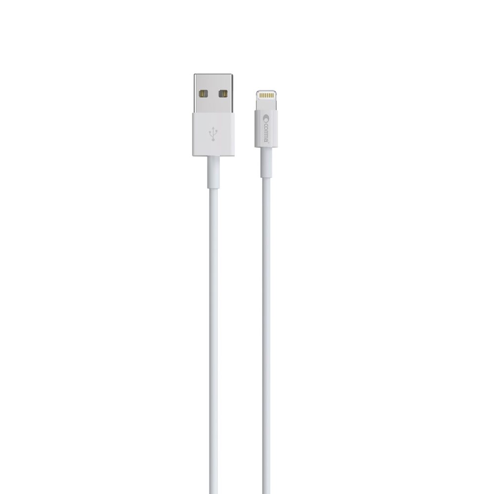 370037_oryg Comma cable Jub MFi USB - Lightning 2,4A 1,0m white
