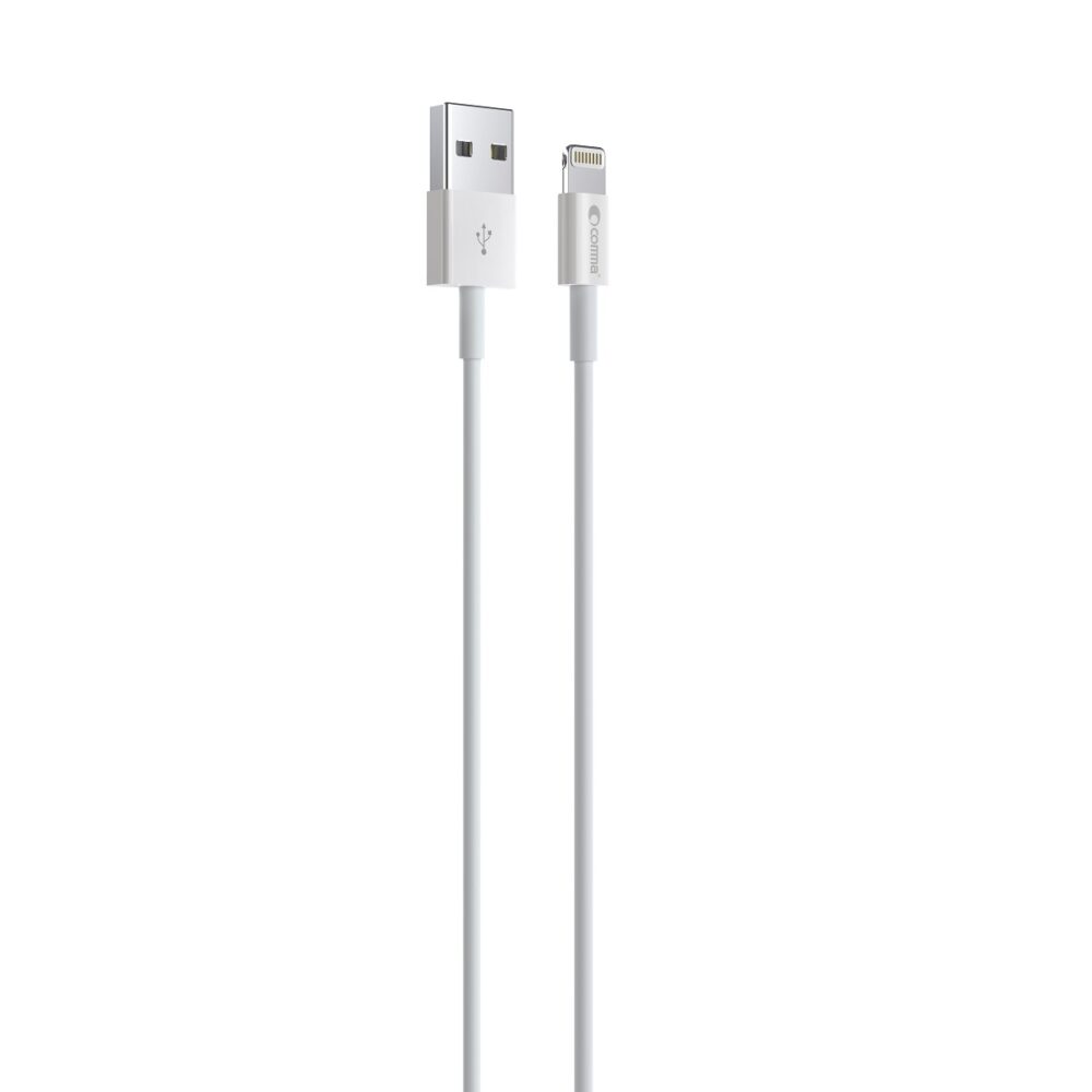370038_oryg Comma cable Jub MFi USB - Lightning 2,4A 1,0m white