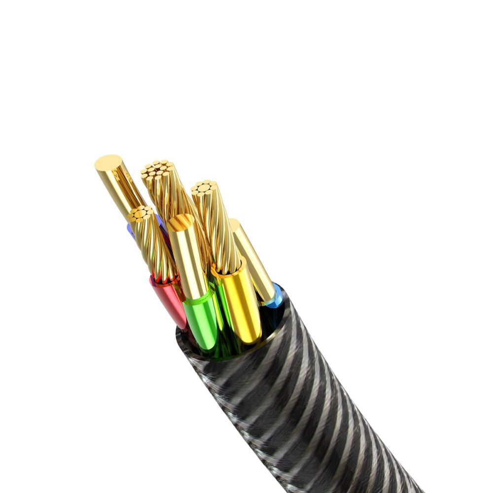 370062_oryg Comma cable Jub MFi USB-C - Lightning 3A 1,5m gray
