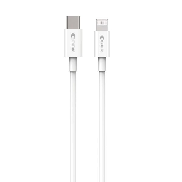 370064_oryg Comma cable Jub MFi USB-C - Lightning 3A 1,5m white