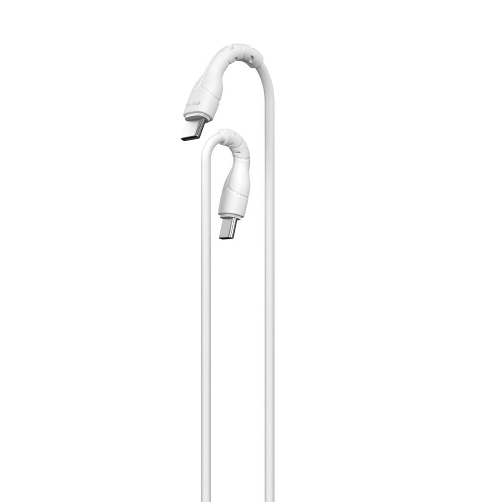370126_oryg Devia cable Kintone EC151 USB-C - USB-C 1,0 m 3A white