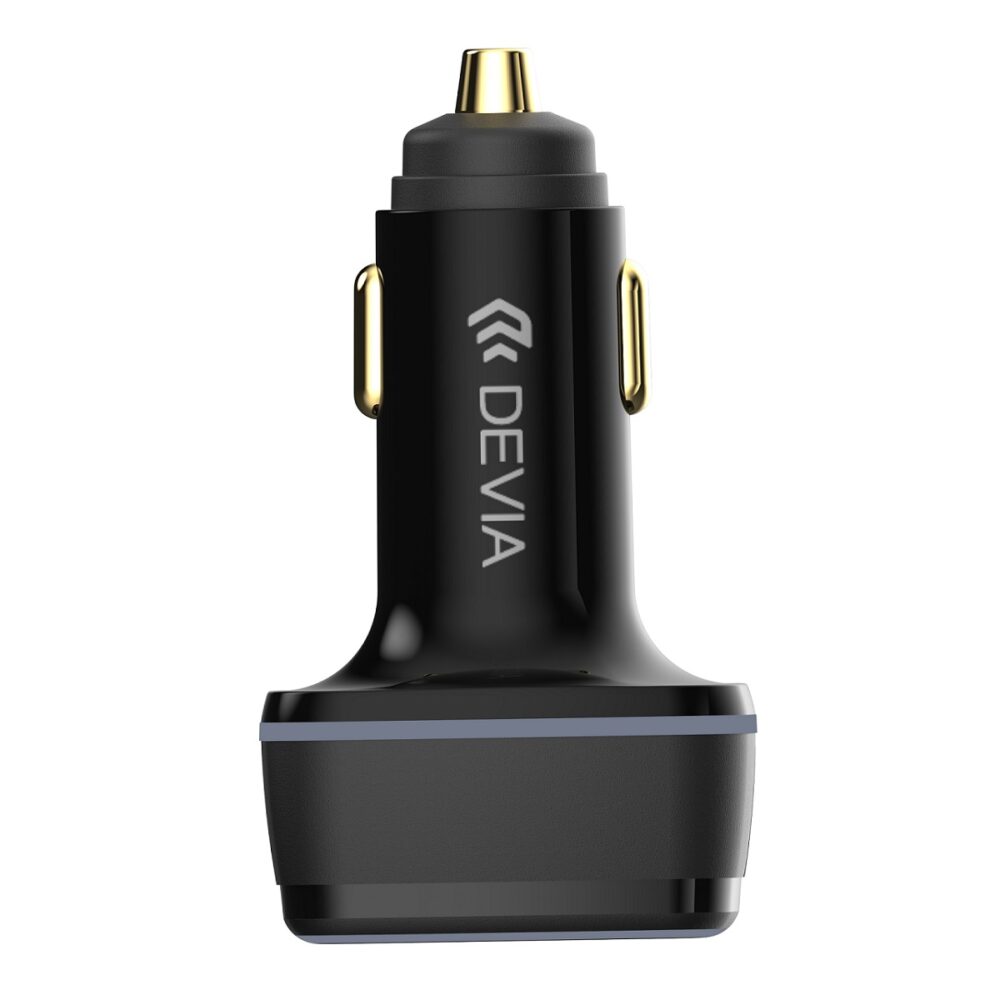 Devia car charger Extreme 115W 2x USB-C 1x USB black