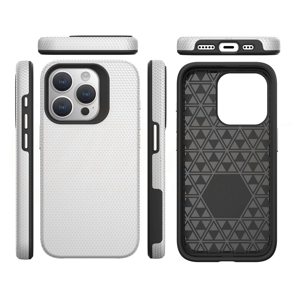 370812_oryg Vmax Triangle case for Samsung Galaxy A35 5G silver