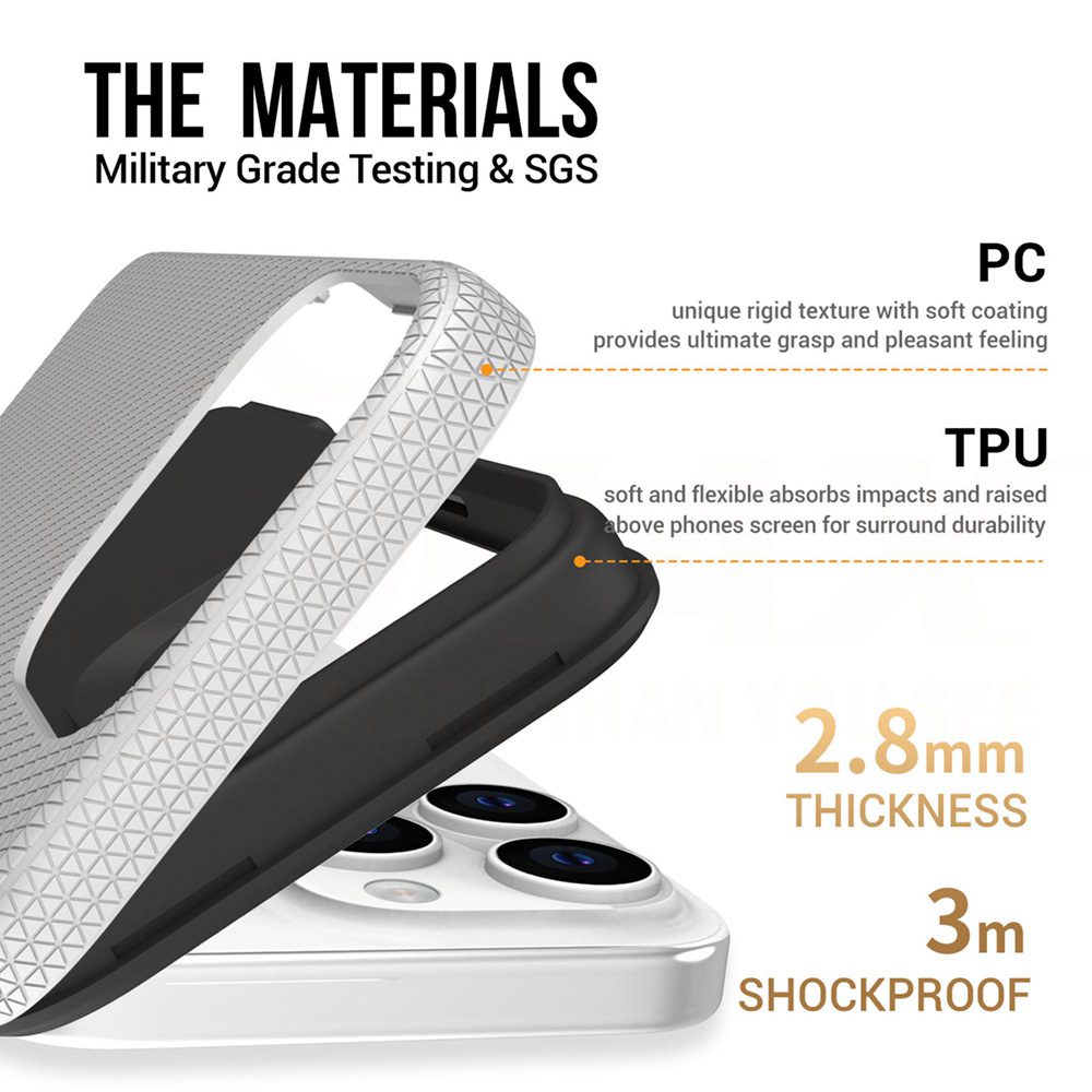 370814_oryg Vmax Triangle case for Samsung Galaxy A35 5G silver
