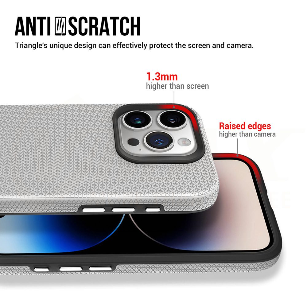 370815_oryg Vmax Triangle case for Samsung Galaxy A35 5G silver