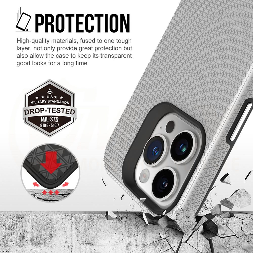 370817_oryg Vmax Triangle case for Samsung Galaxy A35 5G silver