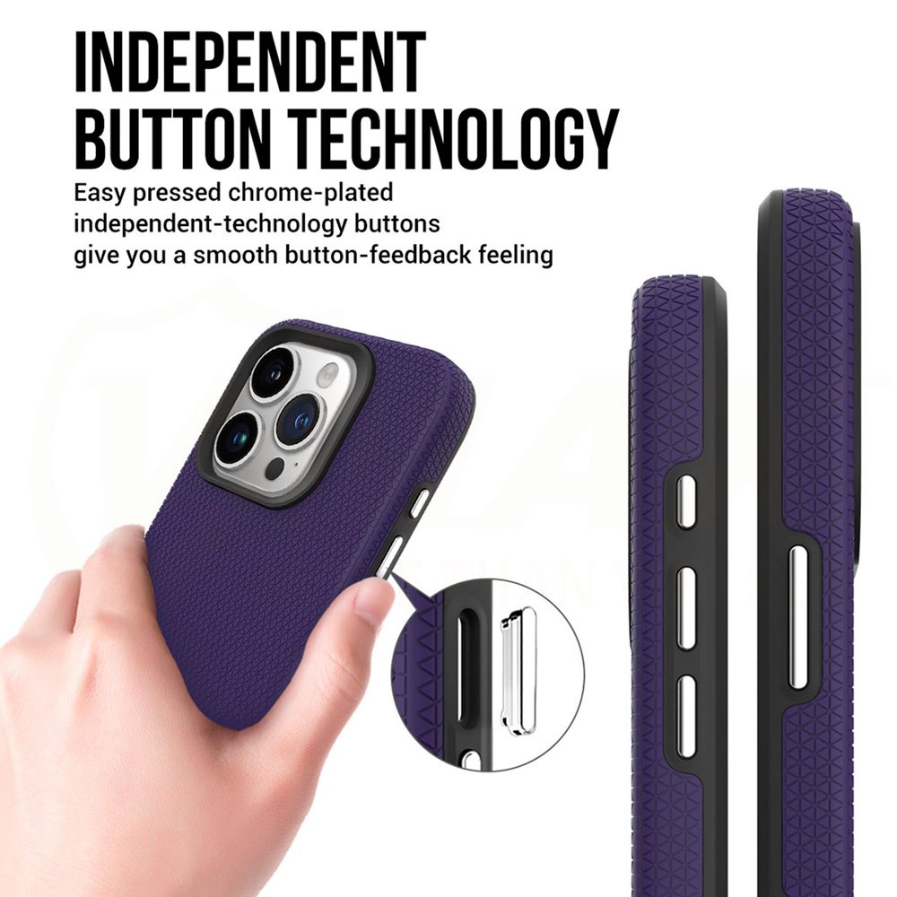 370840_oryg Vmax Triangle case for Samsung Galaxy A15 4G / A15 5G dark purple
