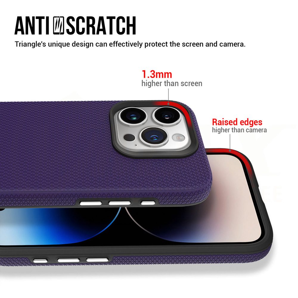 370842_oryg Vmax Triangle case for Samsung Galaxy A15 4G / A15 5G dark purple