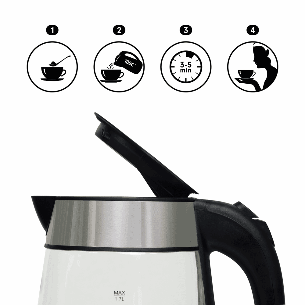 371014_oryg Huslog glass kettle 1,7L AK-0537