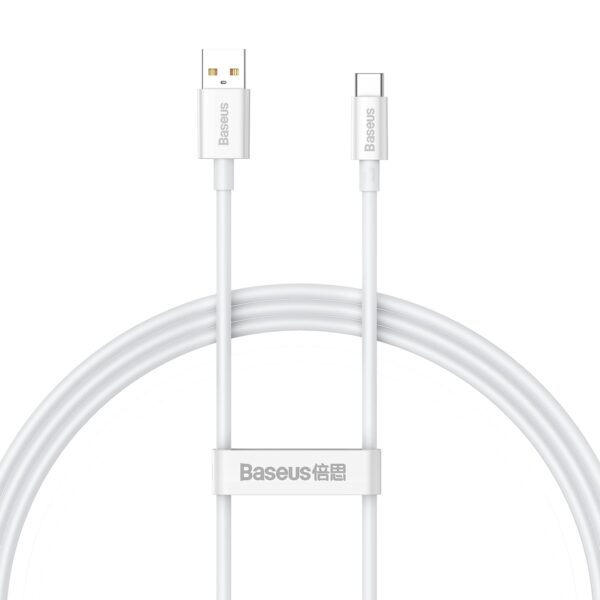 373053_oryg Baseus cable Superior USB - USB-C 1,0m moon white 100W P10320102214-01