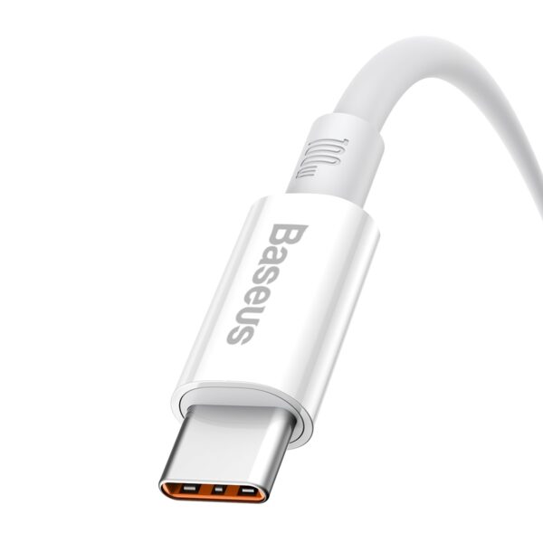 373056_oryg Baseus cable Superior USB - USB-C 1,0m moon white 100W P10320102214-01