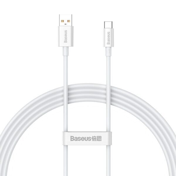 Baseus cable Superior USB - USB-C 1,5m moon white 100W