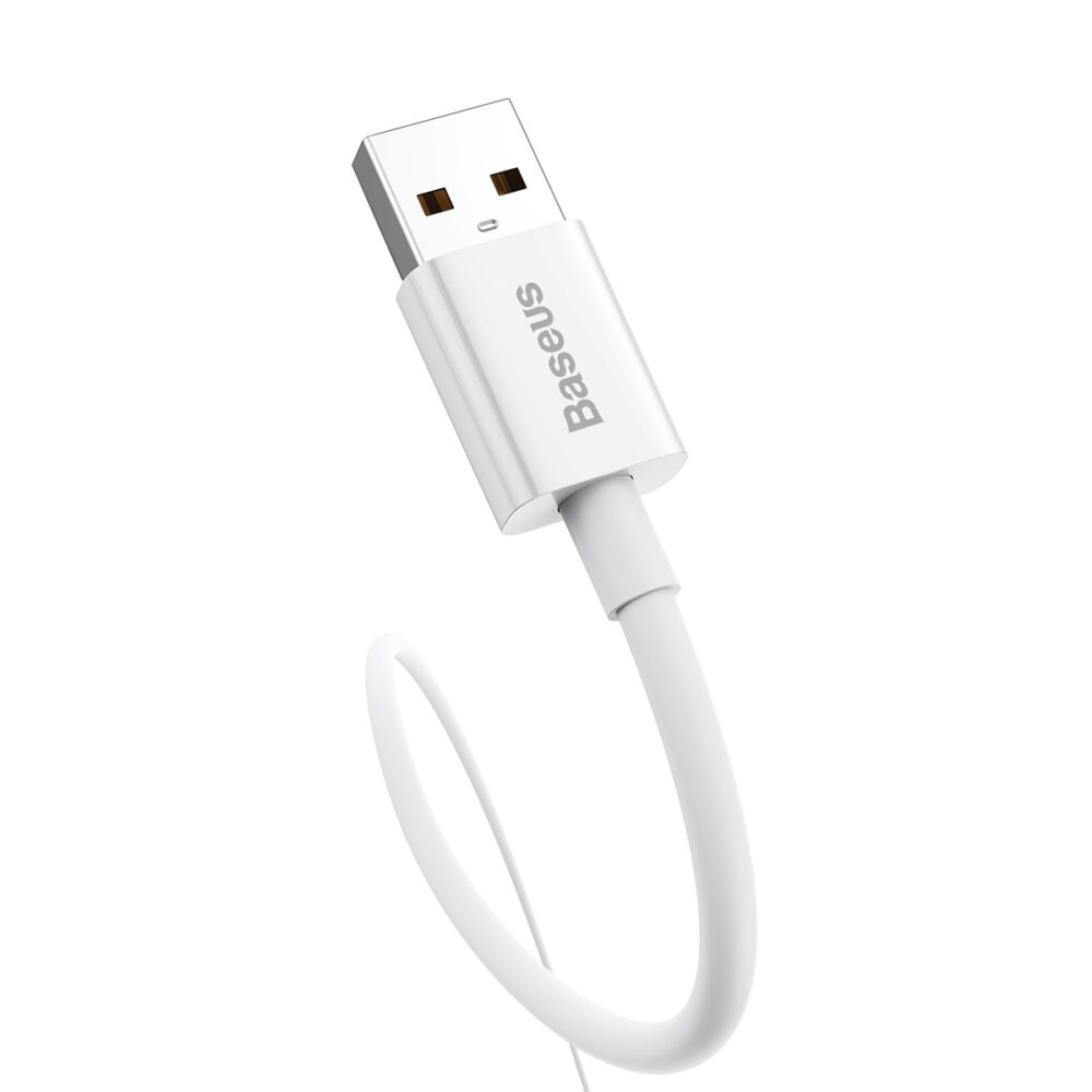 373061_oryg Baseus cable Superior USB - USB-C 1,5m moon white 100W