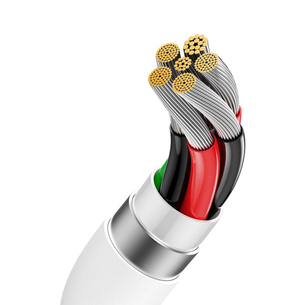 373064_oryg Baseus cable Superior USB - USB-C 1,5m moon white 100W