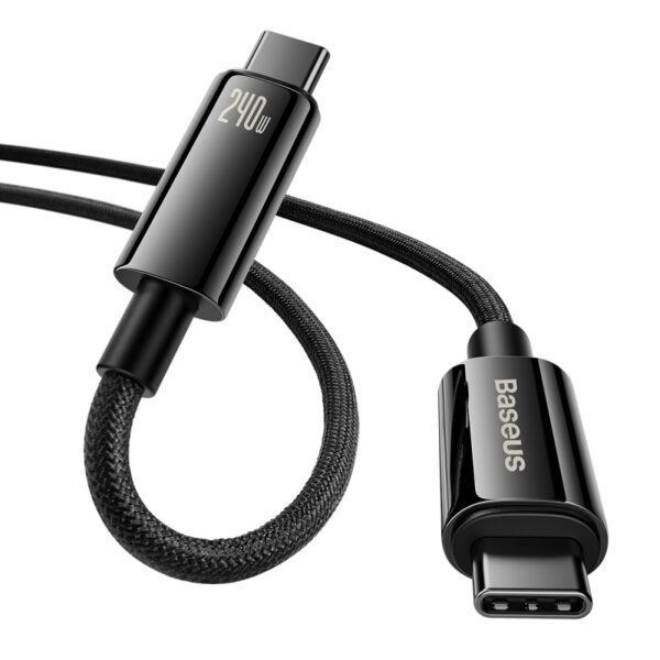 Baseus cable Tungsten PD USB-C - USB-C 3,0m black 240W