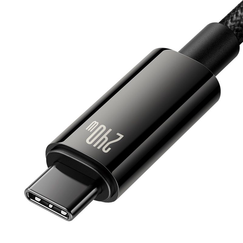 Baseus cable Tungsten PD USB-C - USB-C 3,0m black 240W