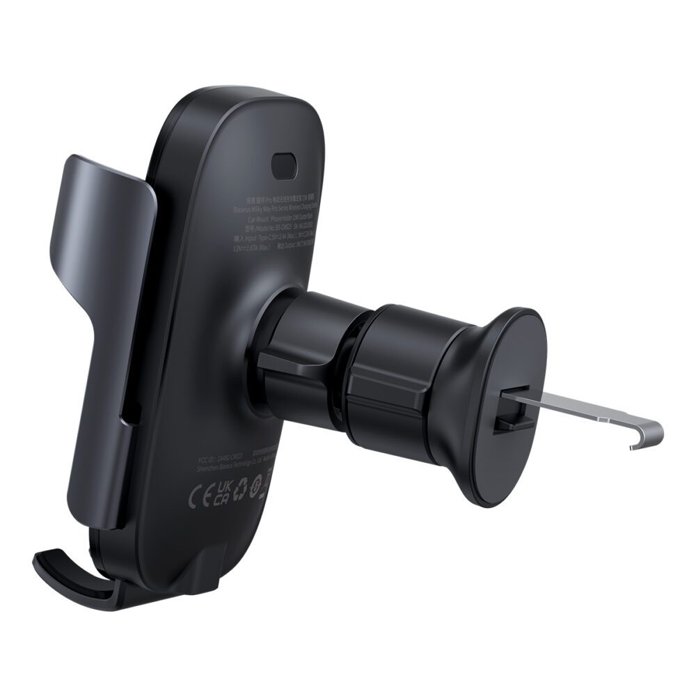 373106_oryg Baseus car holder Milky Way Pro with wireless charging function 15W black