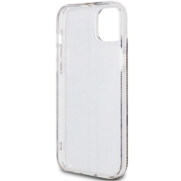 373654_oryg Guess case for iPhone 15 Plus 6,7" GUHCP15MH4PSEGW brown HC IML 4G GOLD STRIPE