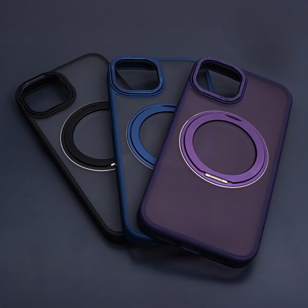 374442_oryg Mag Ring Rotating case for iPhone 13 6,1" purple