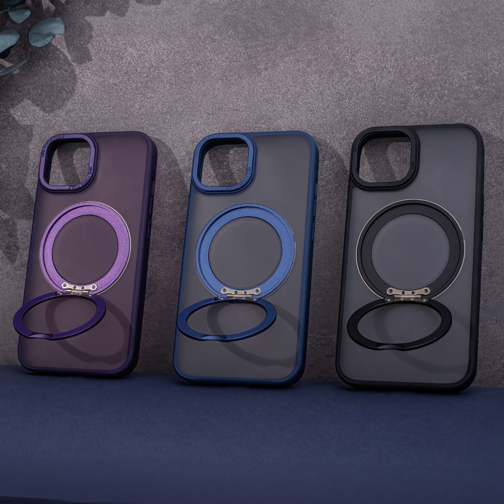 374444_oryg Mag Ring Rotating case for iPhone 13 6,1" purple
