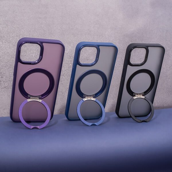 374445_oryg Mag Ring Rotating case for iPhone 13 6,1" purple