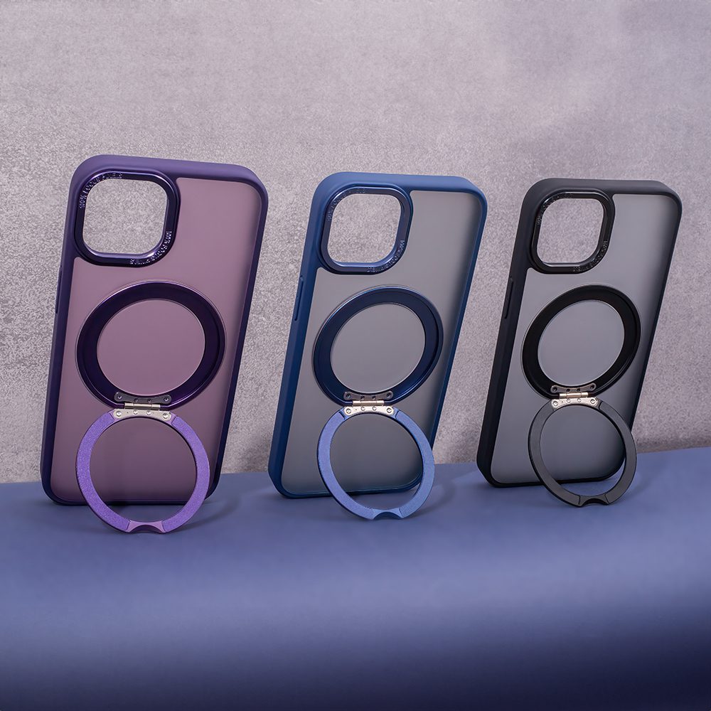 374445_oryg Mag Ring Rotating case for iPhone 13 6,1" purple